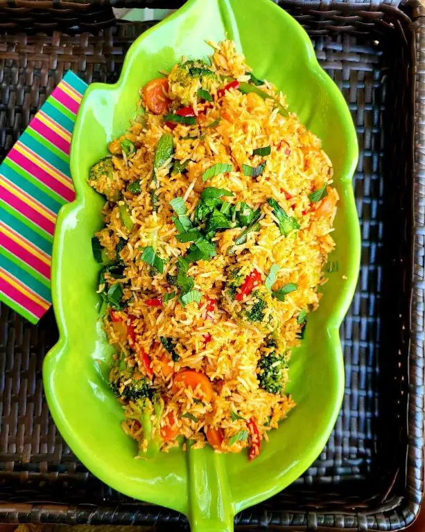 Thai-Inspired Yellow Rice with Coconut and Basil