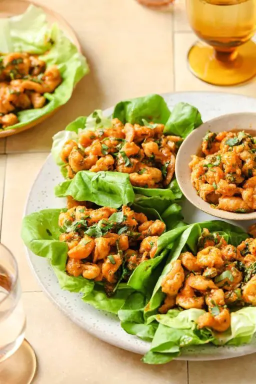 Thai-Style Shrimp Lettuce Wraps