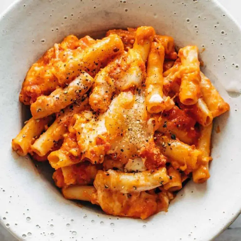 Three-Cheese Baked Penne