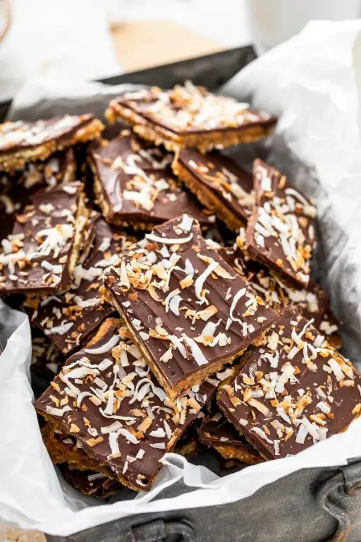 Toasted Coconut Saltine Toffee