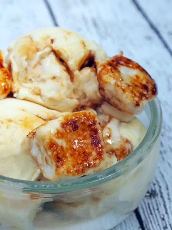 Toasted Marshmallow Ice Cream Bites