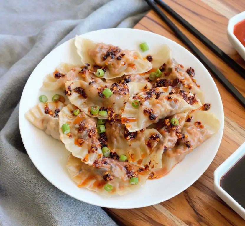 Tofu and Mushroom Dumplings