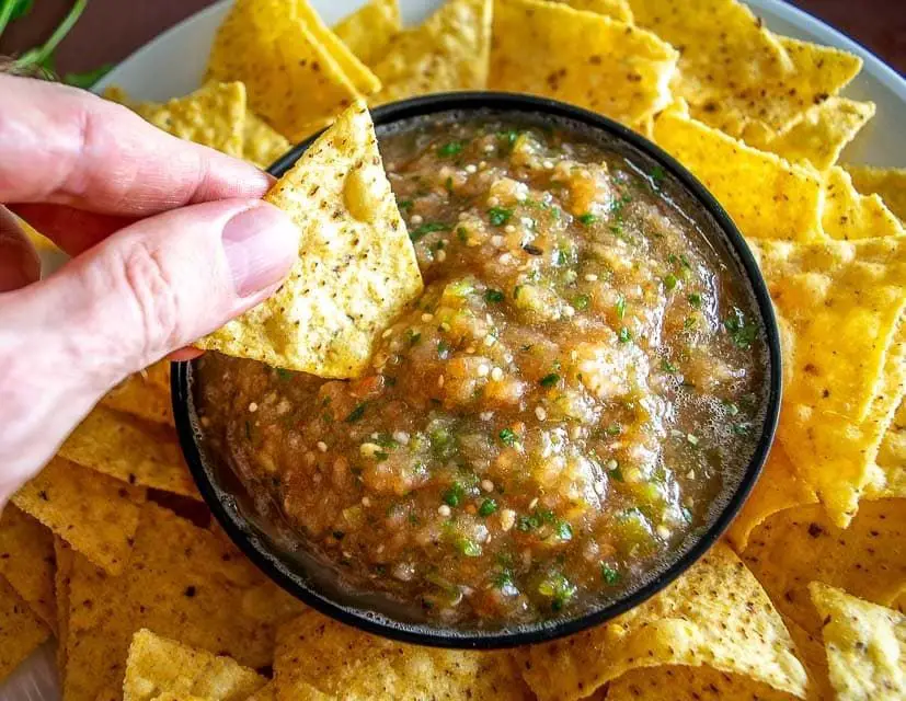 Tomatillo and Fresh Tomato Salsa