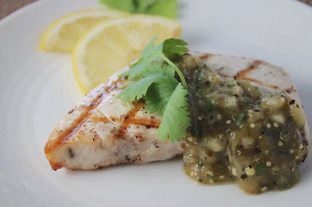 Tomatillo and Lime Grilled Fish