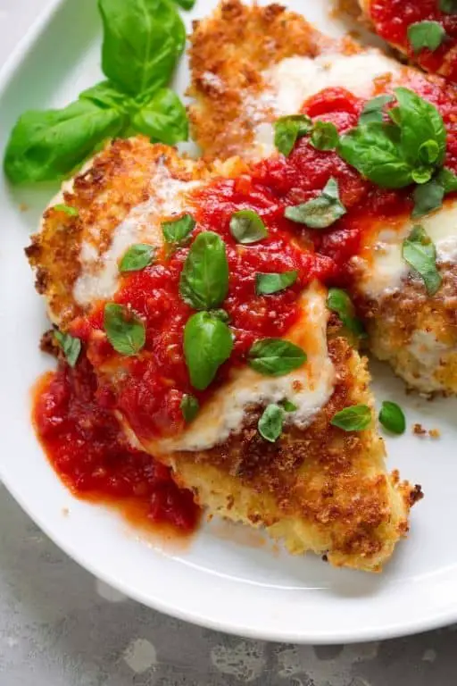 Tomato Basil Chicken Parmesan