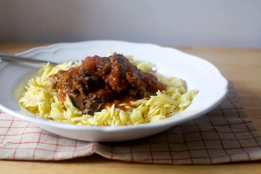 Tomato and Basil Braised Beef Stew