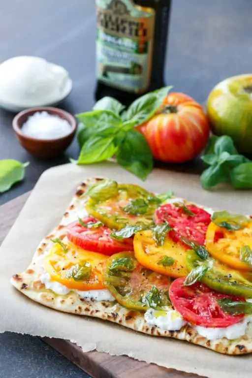 Tomato and Basil Roti