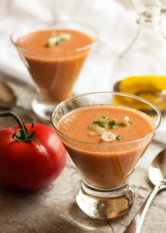 Tomato and Cucumber Gazpacho