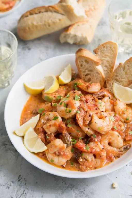 Tomato and Shrimp Scampi