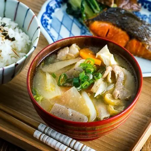 Tonjiru Pork and Vegetable Soup