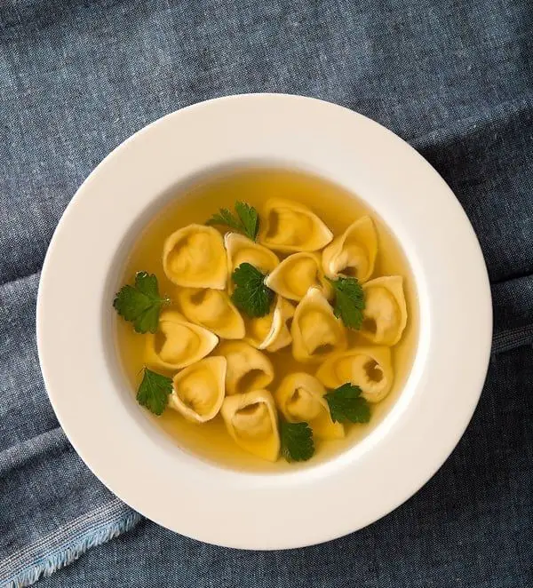 Tortellini in Brodo with Chicken Broth