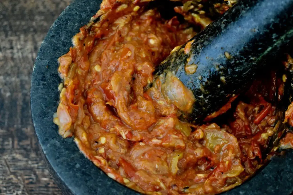 Traditional Indonesian Sambal Terasi