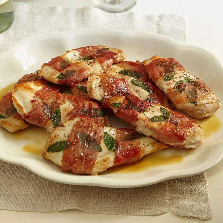 Traditional Italian Chicken Saltimbocca