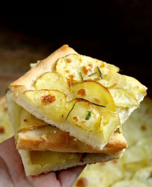 Traditional Italian Potato Pizza