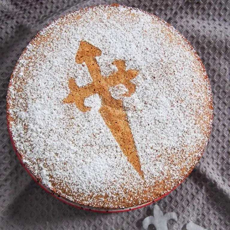 Traditional Spanish Torta de Santiago
