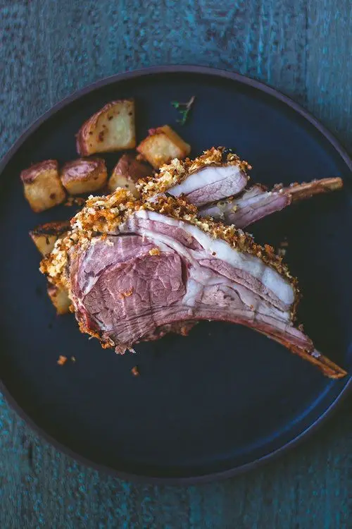 Traeger Grilled Herb-Crusted Lamb Chops