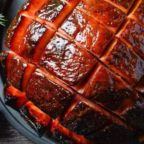 Traeger Grilled Maple Glazed Ham