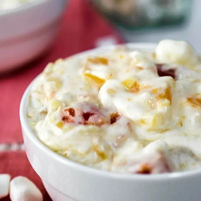 Tropical Fruit Jello Cool Whip Dessert