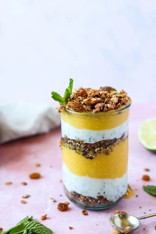 Tropical Mango Coconut Parfait