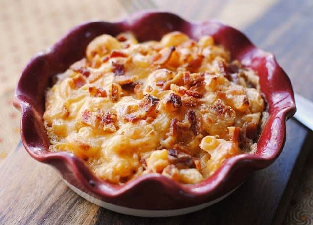 Truffle Mac and Cheese with Bacon