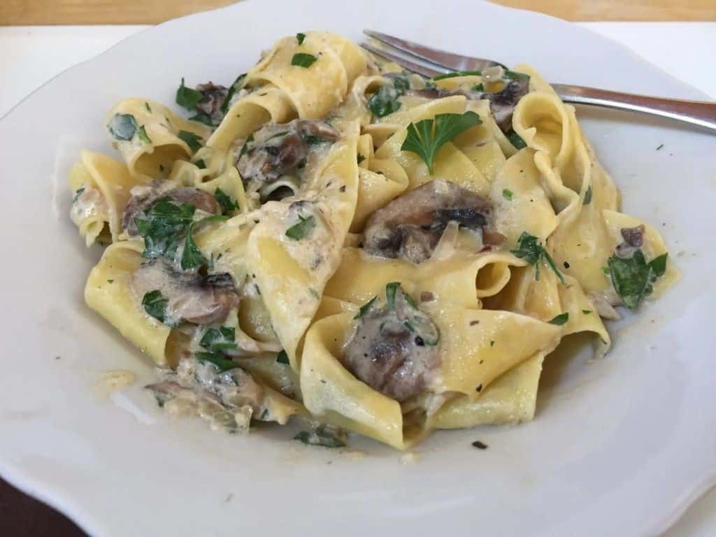 Truffle Mascarpone Pasta with Fresh Herbs