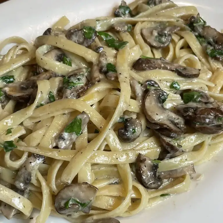 Truffle Mushroom Fettuccine Alfredo
