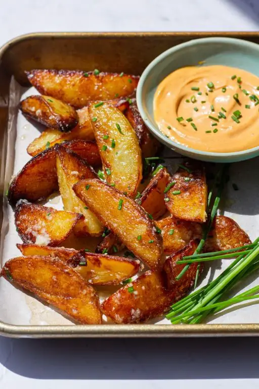 Truffle Oil Potato Wedges
