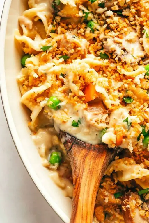 Tuna Casserole with Garlic and Herb Seasoning