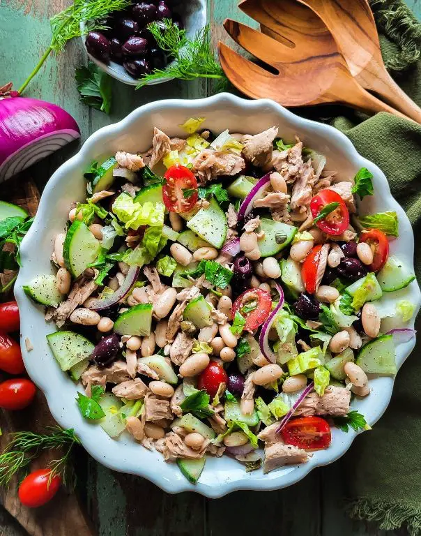 Tuna and White Bean Salad with Fresh Herbs