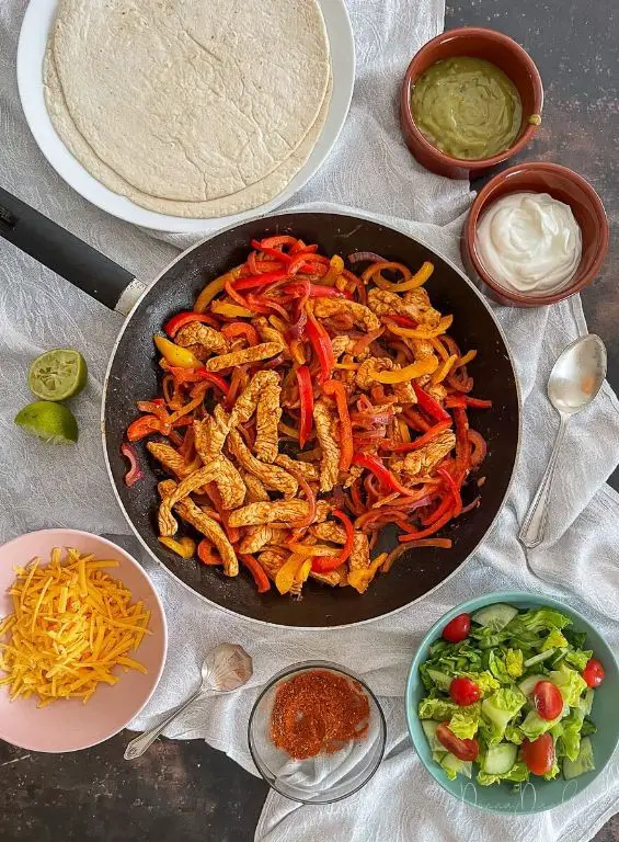 Turkey Fajitas with Mild Fajita Spice Blend