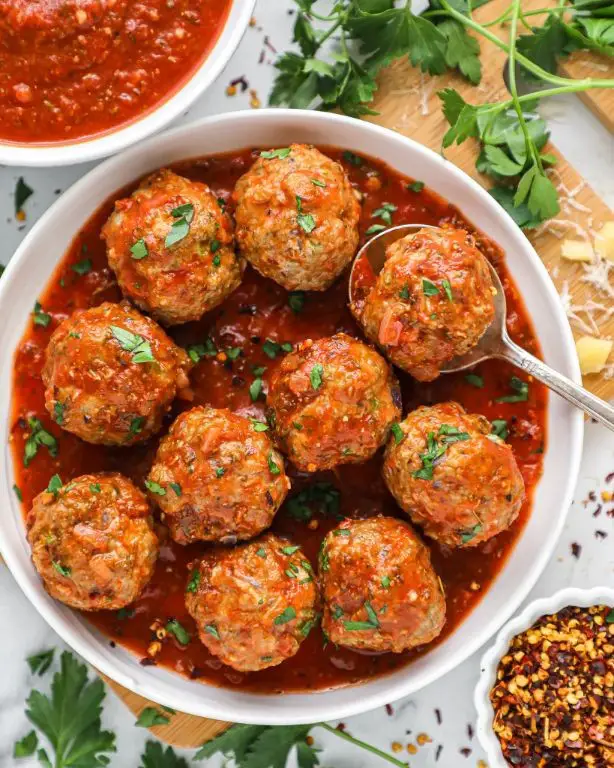 Turkey Meatballs with Marinara Sauce