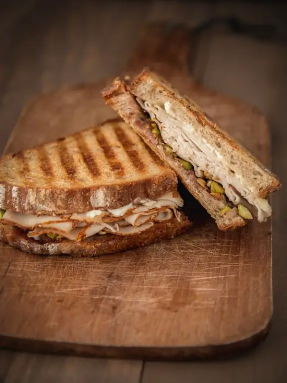 Turkey Panini with Fig Jam and Goat Cheese