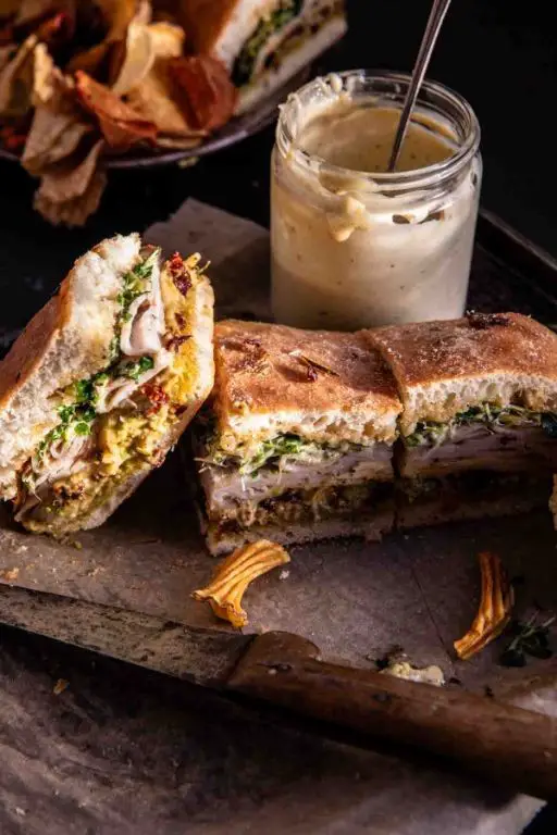 Turkey Pesto Panini with Sun-Dried Tomatoes