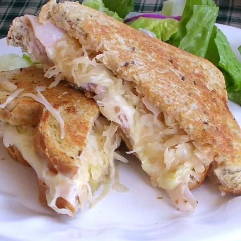 Turkey Reuben Panini with Sauerkraut