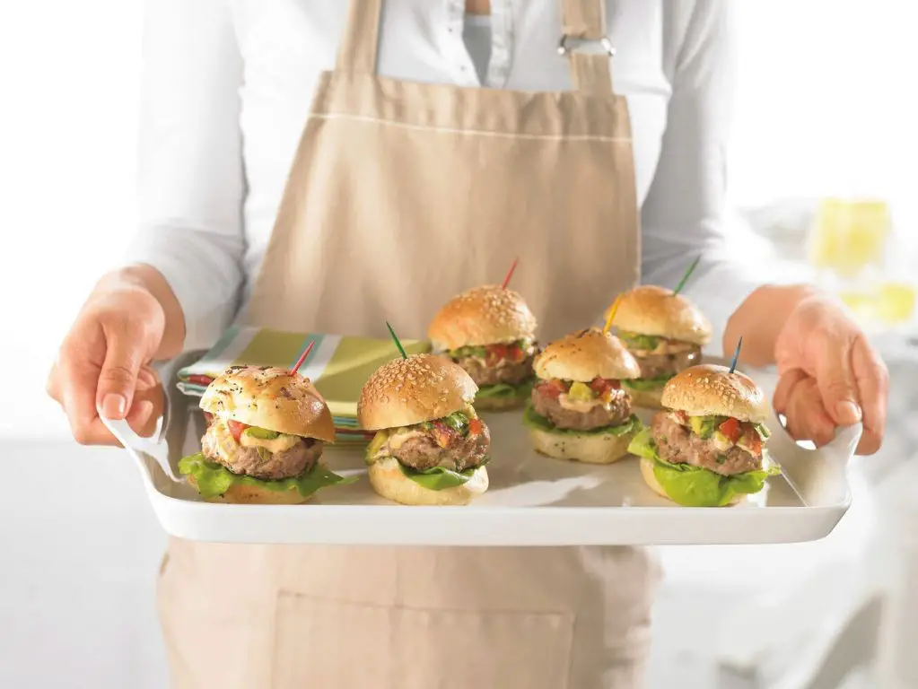 Turkey and Avocado Sliders with Chipotle Mayo