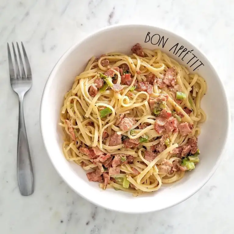 Turkey and Bacon Carbonara