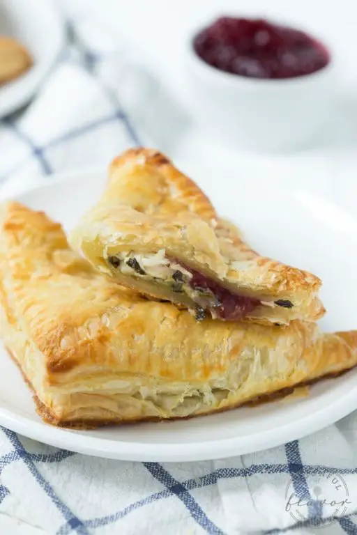Turkey and Cranberry Phyllo Turnovers