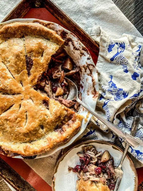 Turkey and Cranberry Pot Pie