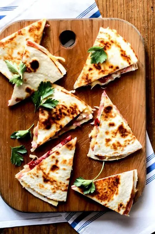 Turkey and Cranberry Quesadilla