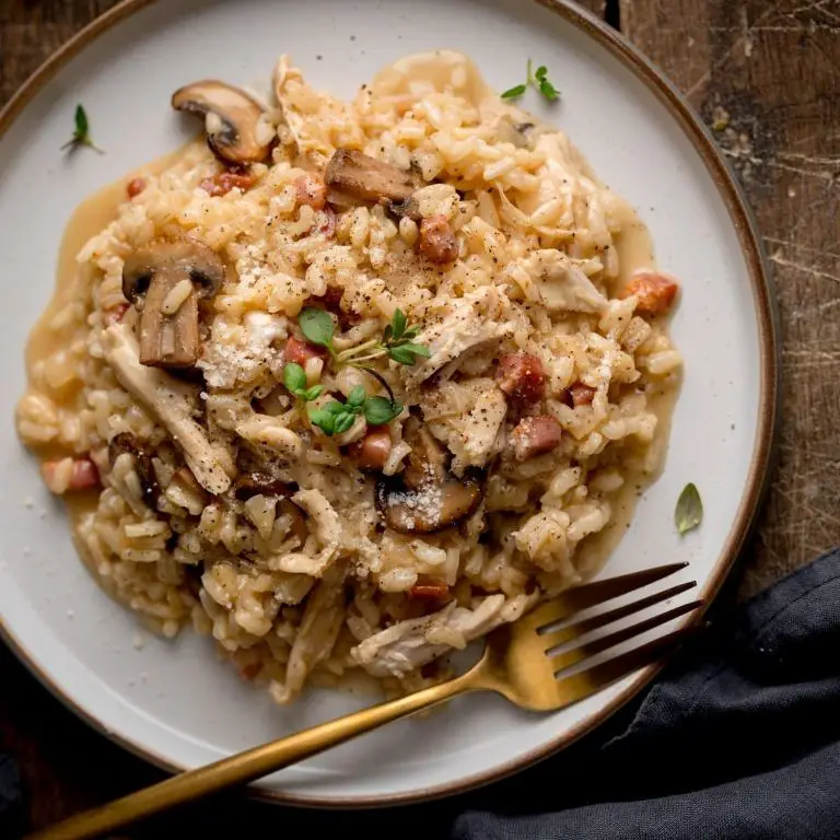 Turkey and Mushroom Risotto