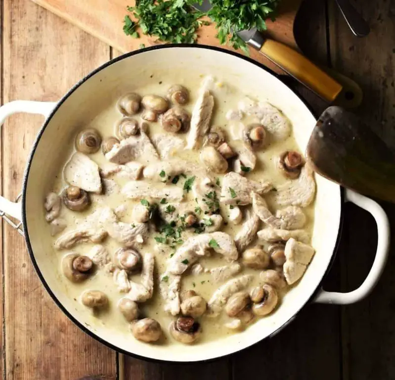 Turkey and Mushroom Stroganoff