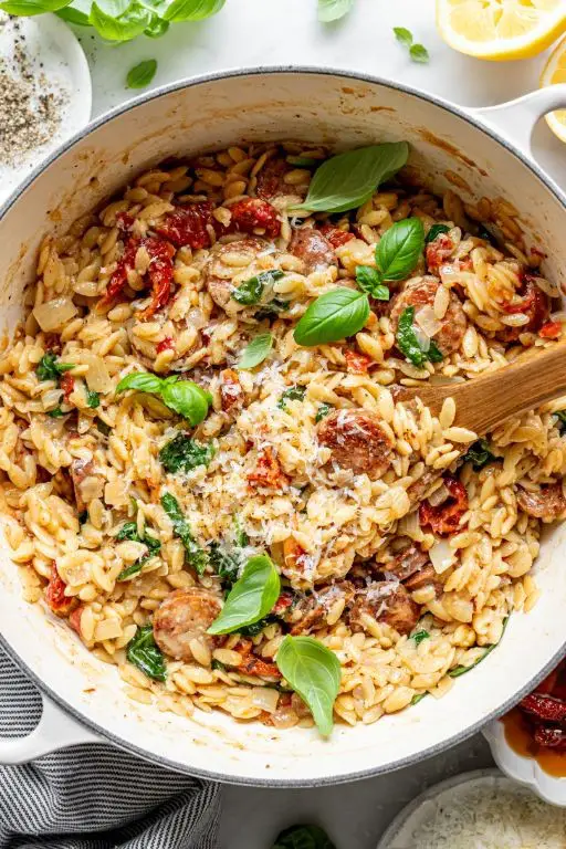 Turkey and Sun-Dried Tomato Orzo