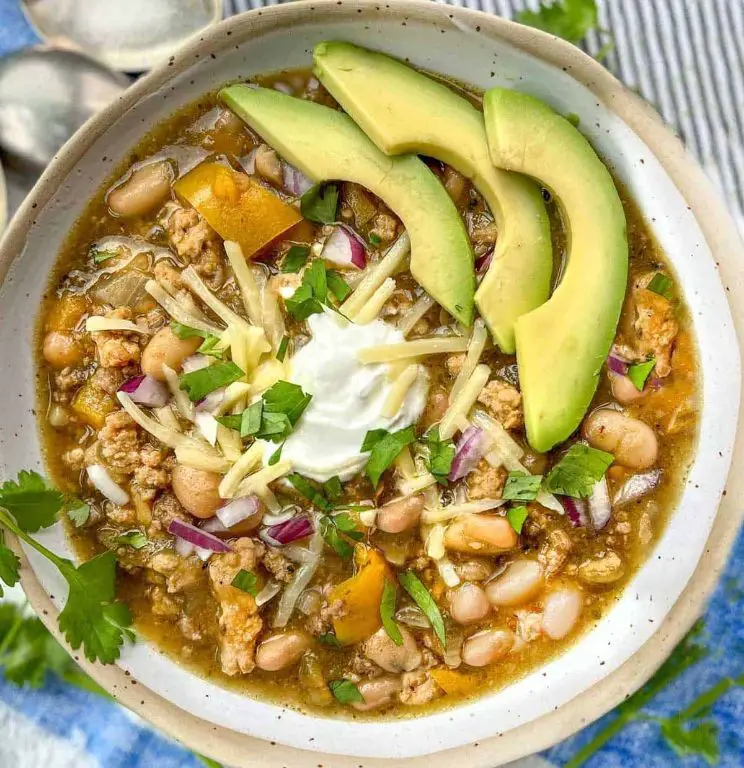 Turkey and White Bean Chili Verde