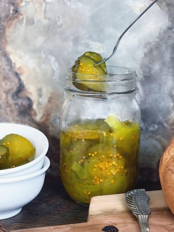 Turmeric-Spiced Bread and Butter Pickles