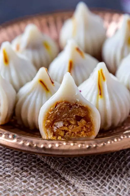 Ukadiche Modak with Coconut Filling