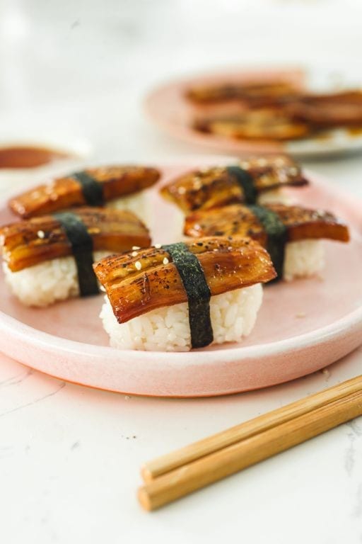 Unagi (Eel) Musubi with Unagi Sauce