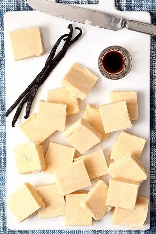 Vanilla Bean Fudge with Condensed Milk