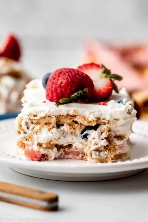Vanilla Bean Icebox Cake with Fresh Fruit