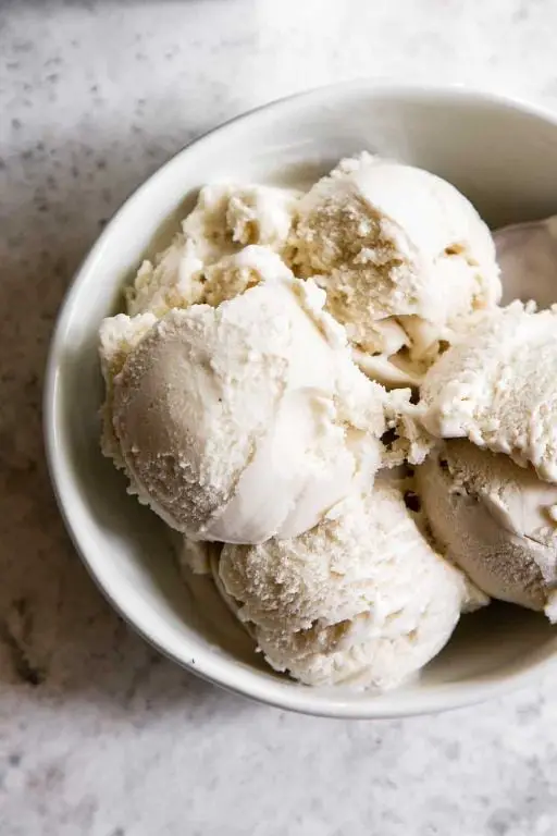 Vanilla Bean Keto Ice Cream with Almond Milk