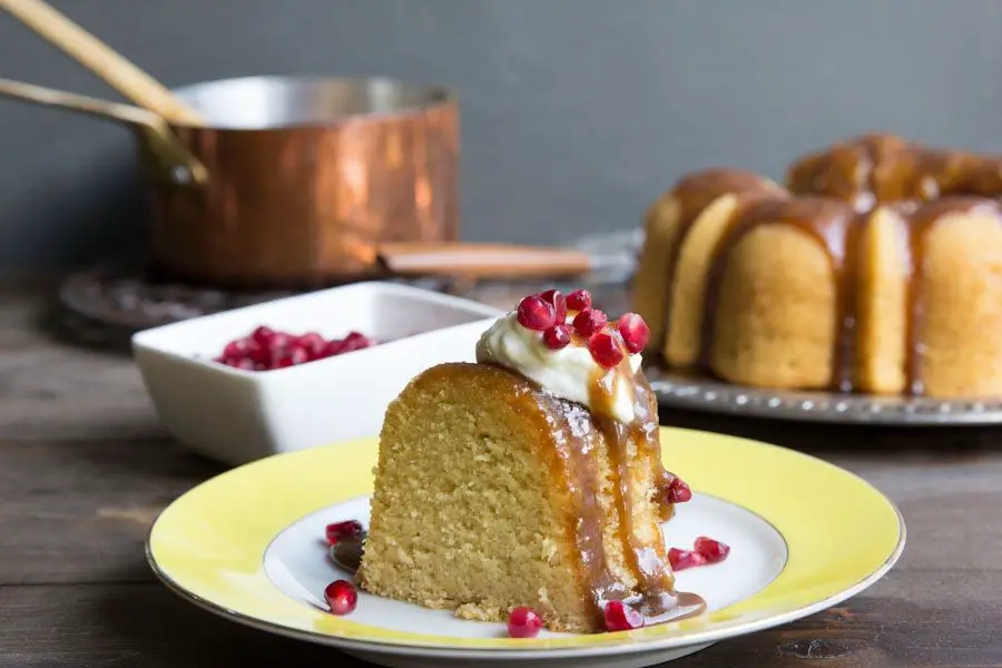 Vanilla Bean Rum Layer Cake